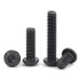 720pcs M3 Carbon Steel Black Round Head Screw Countersunk Head Flat Head Bolt Set Hex Hexagon Socket Screw Assortment Kit