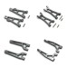 8pcs Upgrade Parts For MJX H16 16207 16208 16209 16210 Metal Front and Rear Upper Lower Suspension Arm Set 1/16 RC Car