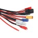 9 in 1 Multifunctional Charger 4.0mm Banana Adapter Connector Plug T Tamiya Futaba TRX' XT60 EC3 JST Wire