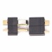 Amass AM-1015B Anti-Slip Black T Plug Connector Male & Female 1 Pair for RC Lipo Battery