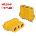 Amass MR60 Connector Brushless Motor ESC Male Female Docking Terminal Toy Model Accessories 3-Pin Terminal Block