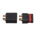 Amass XT60W Waterproof Plug Gold-Plated Black Bullet Connector Male and Female Plug for RC Drone