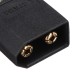 Amass XT60W Waterproof Plug Gold-Plated Black Bullet Connector Male and Female Plug for RC Drone