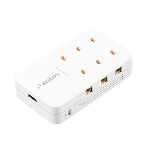 BETAFPV 6 Ports 1S Battery Charger 5-12V Input Type C 1A for 1S BT2.0 PH2.0 Lipo Battery