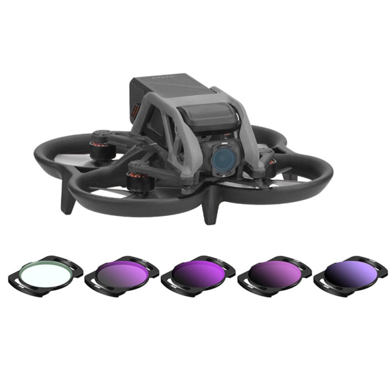 BRDRC Camera Lens Filter UV/CPL/ND8/ND16/ND32/ND64 Set Combo for DJI Avata DJI O3 Air Unit