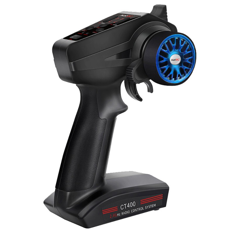 CT-400 2.4GHz 4CH RC Radio Transmitter with Mixed Control Mode for RC Car Truck Boat Tanks