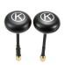 Eachine K-Loverleaves 5.8G 5dBi 6 Leaf Clover Antenna RHCP SMA/RP-SMA 1 Pair For FPV VTX RX RC Drone