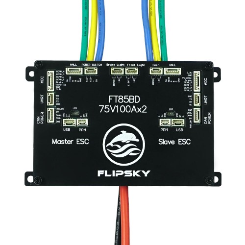 Flipsky FT85BD ESC With Aluminum Case NON-VESC For Electric Skateboard / Scooter / Ebike Speed Controller / Electric Motorcycle / Robotics RC Cars Parts
