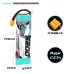Gaoneng 7.4V 5200mAh 150C 2S LiPo Battery XT60 Plug/T Plug for 1/8 1/10 RC Cars