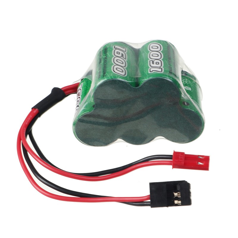 Gens ACE 6V 1600mAh NiMH Battery JST Futaba Plug for RC Racing Drone