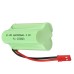 HJ 3.6V 2400mAh AA NI-MH Battery JST/SM Plug for RC Car