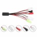 HTRC Smart Nimh Nicd Charger RC Charger with 6 Connectors Mini Tamiya for 2-10S Nimh/Nicd Battery of Airsoft RC Car Boat Drone Model