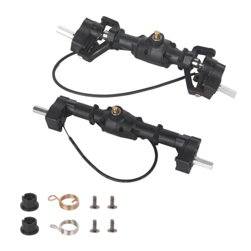 LDRC 1201 P06 1/12 RC Car Upgraded Parts Front Rear Door Axle Differential Lock Assembly Climbing Truck Vehicles Models Accessories LP0013