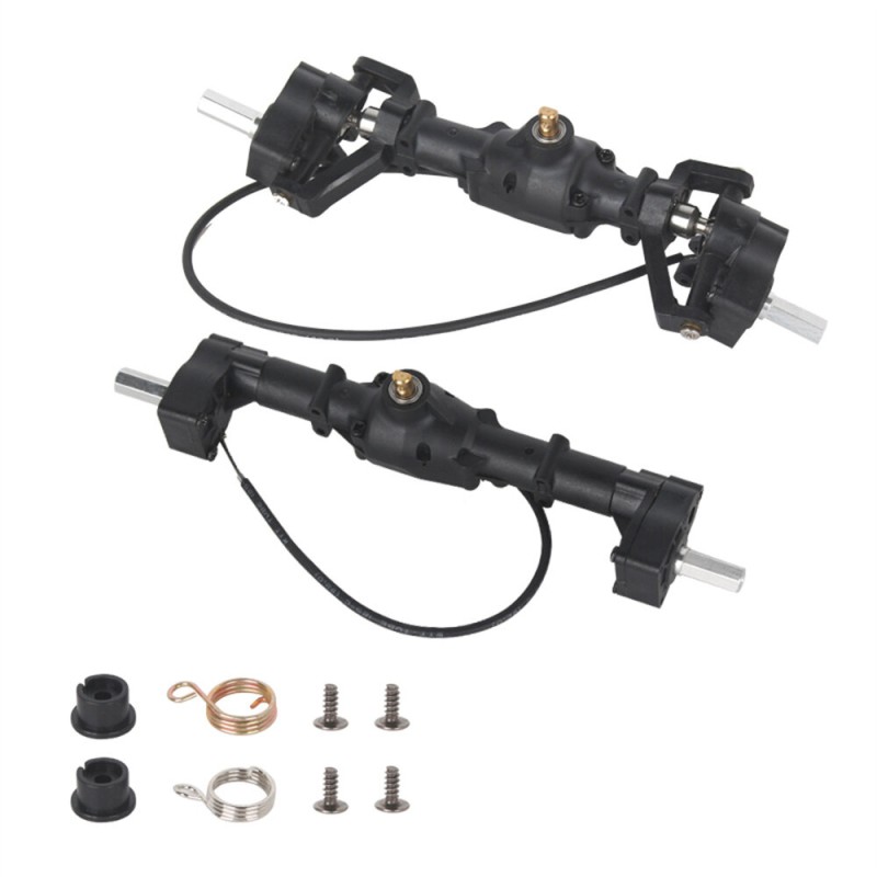 LDRC 1201 P06 1/12 RC Car Upgraded Parts Front Rear Door Axle Differential Lock Assembly Climbing Truck Vehicles Models Accessories LP0013