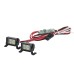 LED Head Light Double Row Spotlight White Light for SCX10 D90 1/10 RC Car Parts