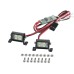 LED Head Light Double Row Spotlight White Light for SCX10 D90 1/10 RC Car Parts