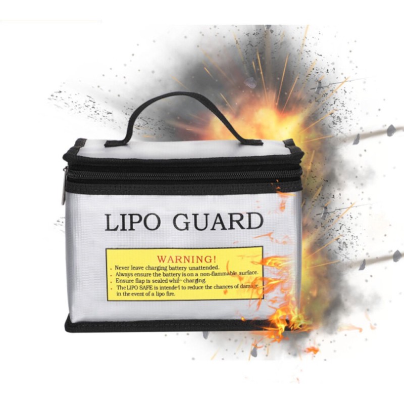 LiPo Battery Safety Guard Portable Anti-explosion Waterproof Bag 215x145x165mm