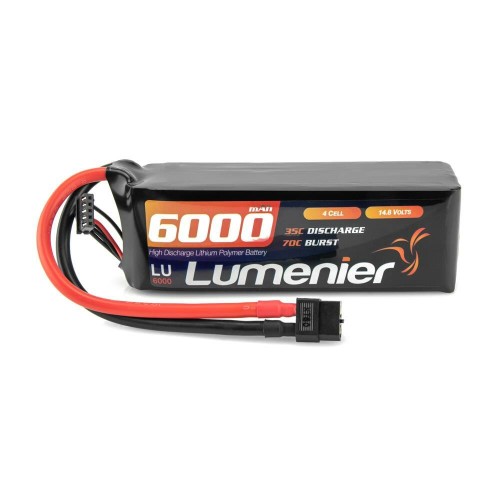 Lumenier 14.8V 6000mAh 4S 35C LiPo Battery XT60 Plug for RC Drone