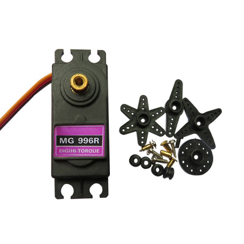 MG996R 55g 4.8V-6V 13kg/cm High Torque Metal Gear Analog Servo for RC Airplane Fixed Wing Robot Helicopter Boat DIY Models