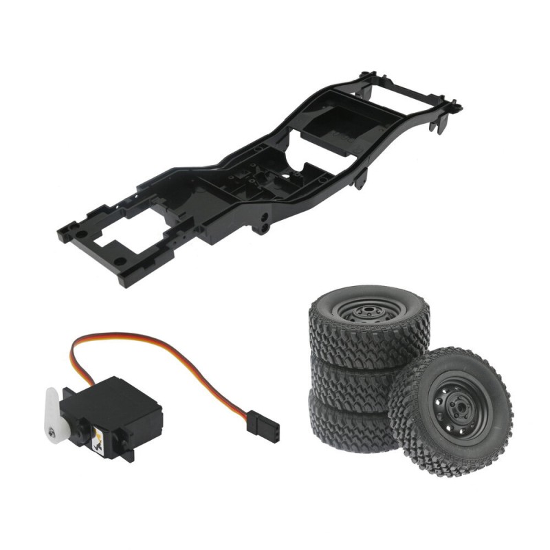 MNRC MN82 for TOYOTA Land Cruiser LC79 1/12 RC Car Parts Chassis Tires Wheels Steering Servo 17g Vehicles Models Accessories
