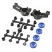 Metal Rear Hub Carrier IFW608B for Kyosho MP10 RC Car Upgrade Parts Accessories