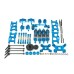 Metal Upgrade Parts WLtoys 144001 144010 124017 124019 Rlaarlo 1/14 1/12 AM X12 RC Car Shock Tower Arm Rod Kits