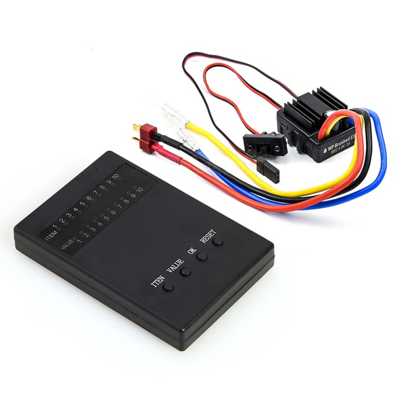 New 1/10 1/8 WP Crawler Brush Brushed 80A Electronic Speed Controller Waterproof ESC With Program Card