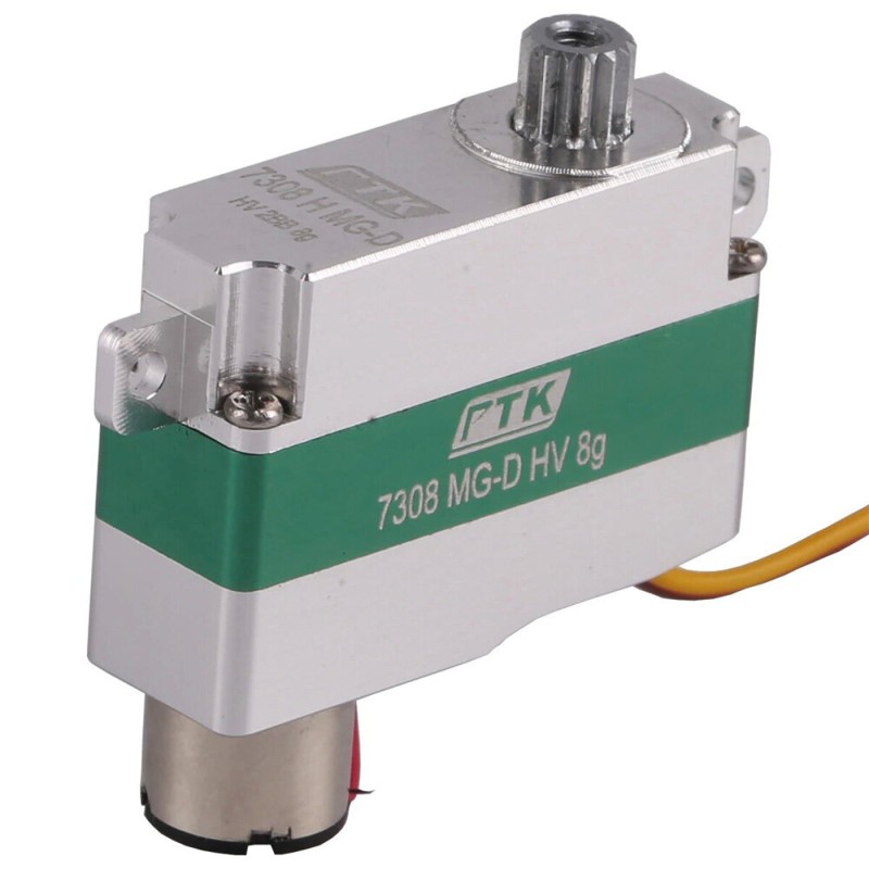 PTK 7308MG-D Micro Servo 8g Wholesale Digital Metal Tooth Metal Case Model Airplane DLG Glider Aircraft Servo Kts X08