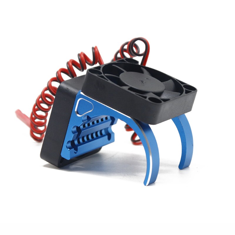 RC Car 42mm Motor Dual Fan Radiator Cooling Fan Cover For 4082 Arrma RC Car Parts