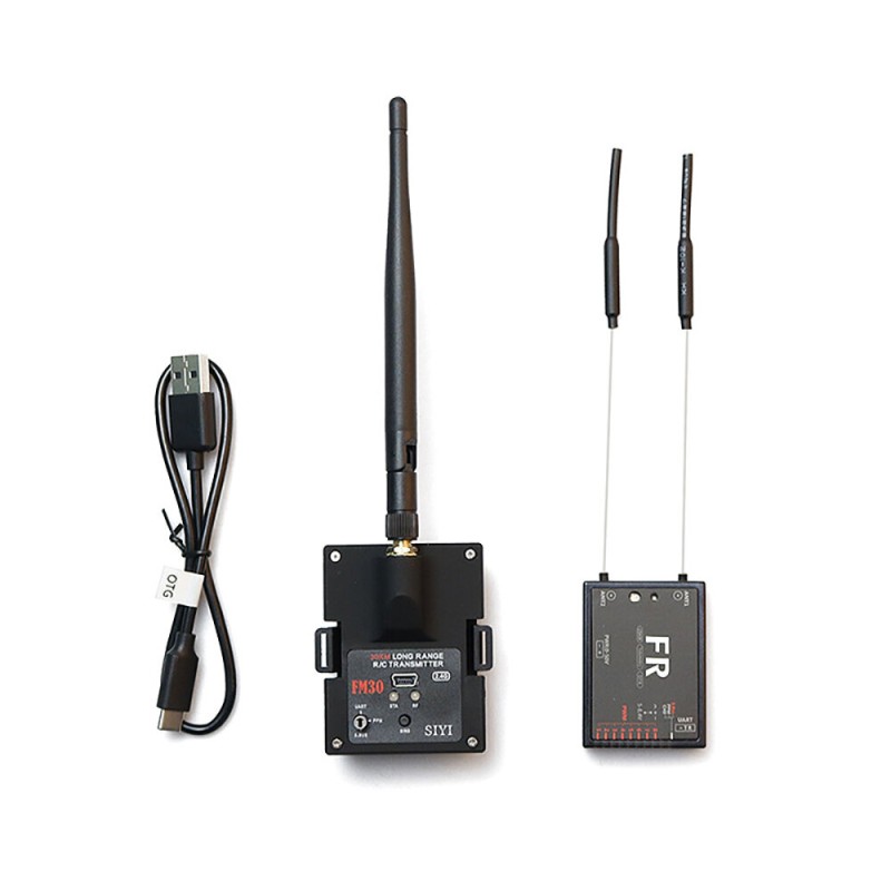 SIYI FM30 2.4GHZ 30KM Telemetry Bluetooth Long Range Transmitter Module UART SBUS PPM Input with FR OTA Receiver for RC Drone