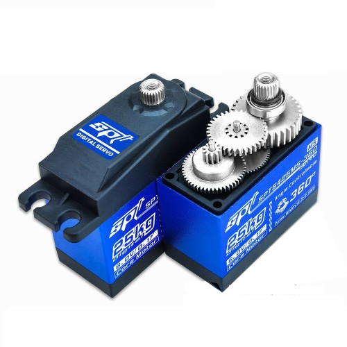 SPT5425MS-360 360° 25kg Large Torque Magnetic Sensing Metal Gear Digital Servo for Remote Control Car/Robot