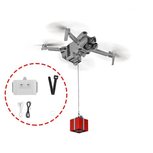 STARTRC Airdrop Air Dropping System Remote Thrower Transport Gift Delivery Device with Increase Landing Gear LED Light for DJI MINI 4 PRO Drone