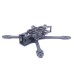 STEELE 5 220mm Wheelbase 5mm Arm Thickness Carbon Fiber X Type 5 Inch Freestyle Frame Kit Support Caddx Vista HD System for RC Drone FPV Racing