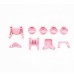 STEELE5 PLUS 220mm Wheelbase 5mm Arm Thickness Carbon Fiber X Type 5 Inch Frame Kit  Support VISTA  / DJI Air Unit for RC Drone FPV Racing