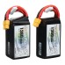 Snowman 6S 22.2V 1300mAh / 1380mAh 120C LiPo Battery XT60 Plug for Geprc Cinelog35 V2 RC FPV Racing Drone