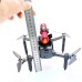 Spring Heightened Extended Landing Gear Skid Shock Absorber Leg Tripod with Night Fill LED Light Flashlight for SJRC F5S PRO RC Drone Quadcopter