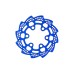 Stainless Steel Rear Brake Disk For LOSI 1/14 Promoto MX RC Car Motorcycle 7075 Hard Oxidation Models Parts