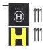 Sunnylife 110CM Landing Pad with Fixing Nails Double Sided Waterproof Foldable Parking Apron for DJI Inspire 3 / Mavic 3 Pro / Matrice 3 Drone