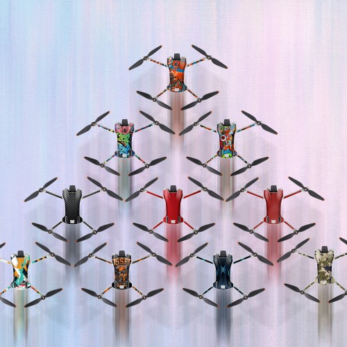Sunnylife Waterproof PVC Stickers Drone Body Skin Protective Arm Remote Control Protector for DJI Mini 3 RC Dron