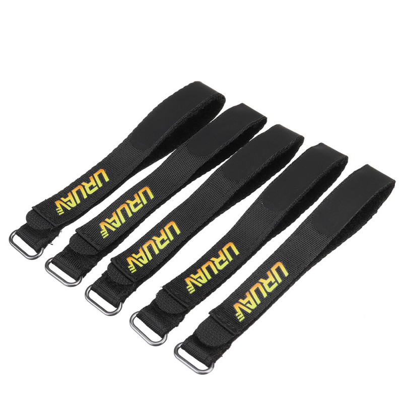 URUAV 2/5Pcs B250 15X250mm 20X250mm Gradient Color Metal Buckle Battery Strap for Nazgul Mark5 RC Battery