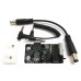 URUAV 5.8G RX PORT 3.0 PLUS Digital to Analog Receiver Board Adapter Metal Mounting Case Shell Combo with Low Voltage Alarm for DJI V1 V2 Fatshark FPV Goggles