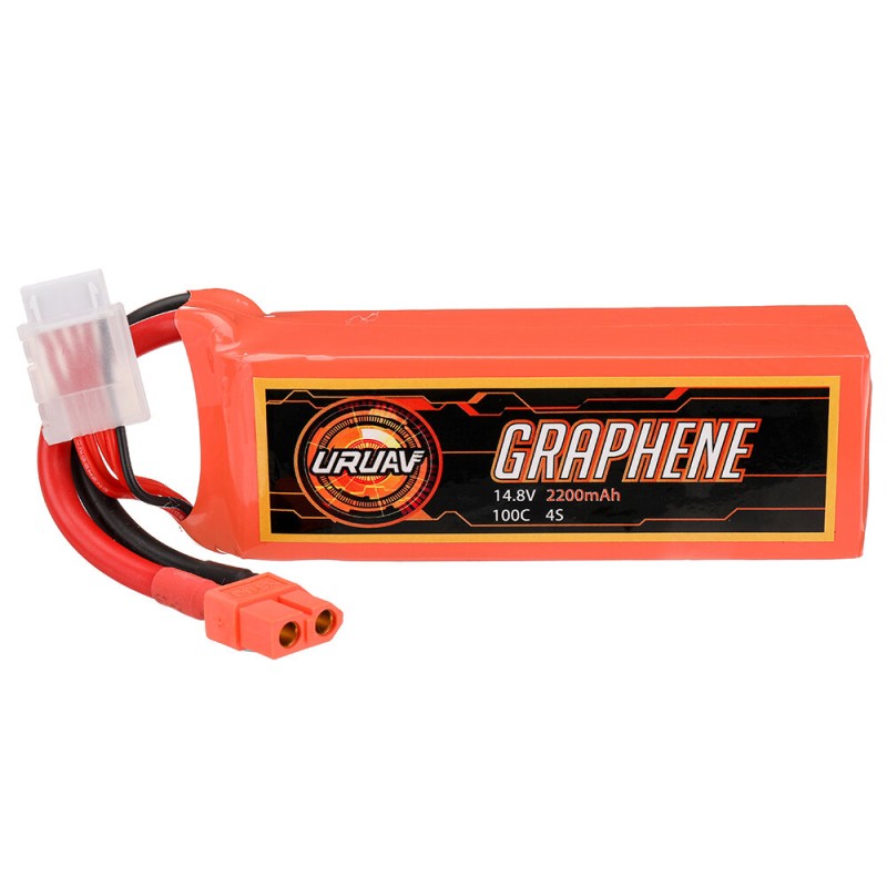 URUAV GRAPHENE Power 14.8V 2200mAh 100C 4S LiPo Battery XT60 Plug for RC Drone