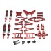 Upgrade Parts For MJX 14301 14302 14303 Metal Suspension Arm Steering Cup Shock Absorber Steering Assembly Shock Tower Set 1/14 RC Car Parts
