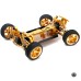 Upgraded CNC Metal RC Car Frame w/ Metal Differential For Wltoys 144001 144010 144002 Vehicle Models With Tire Motor Gear RC Car Parts