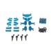 Upgraded Metal Parts Set Suspension Arm Shock Absorber Damper for Wltoys 1/28 284161 284010 284131 K969 K979 K989 K999 P929 P939 RC Car Vehicles Models Accessories