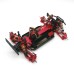 Upgraded Metal Parts Set Swing Arm Steering Cup Rear Wheel Seat for Wltoys 144001 144010 124017 124019 1/12 RC Car Vehicles Model