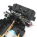 Upgraded Metal Parts Steering Cup Wheel Seat C Hubs Shock Plate Linkage Rod Set for Wltoys 104072 1/10 RC Car Vehicles Models Spare Accessories