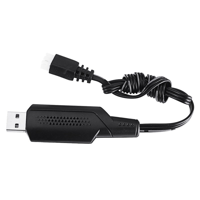 Xinlehong Q901 Q902 Q903 1/16 RC Spare 7.4V Battery Charger USB Charging Cable DJ04 Car Vehicles Model Parts