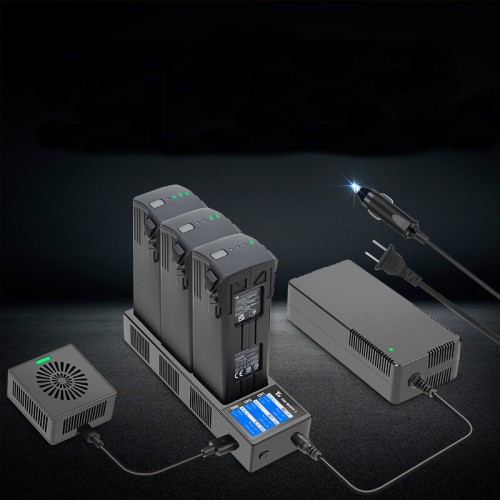 YX 3-in-1 Intelligent Multifunction Fast Charging Hub Discharger Storage Charger Batteries Maintainer Housekeeper for DJI Mavic 3 / Mavic 3 PRO RC Drone Quadcopter