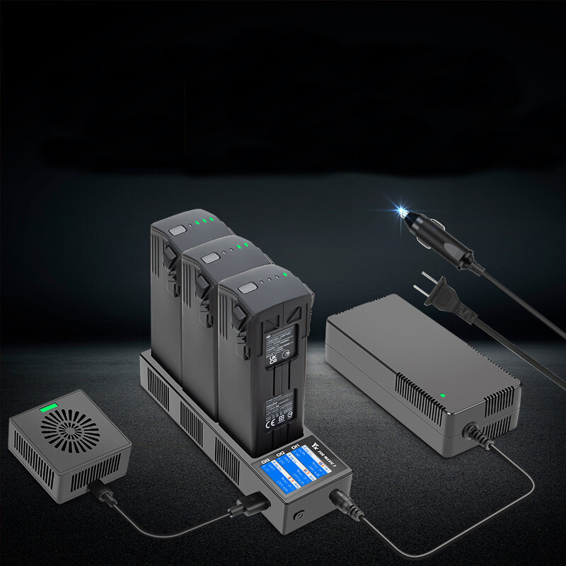 YX 3-in-1 Intelligent Multifunction Fast Charging Hub Discharger Storage Charger Batteries Maintainer Housekeeper for DJI Mavic 3 / Mavic 3 PRO RC Drone Quadcopter